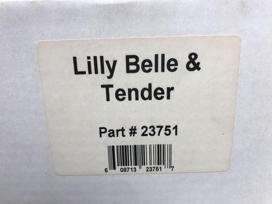 Disney's Lilly Belle Locomotive Train With Tender By Hartland Locomotive Works With Box [Photo 15]