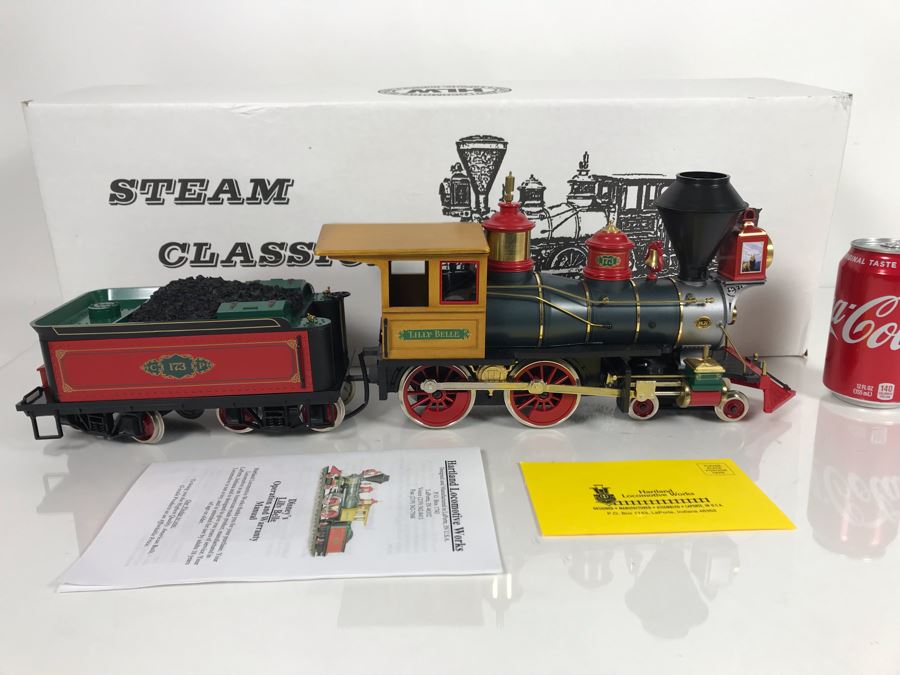 Disney's Lilly Belle Locomotive Train With Tender By Hartland Locomotive Works With Box [Photo 2]