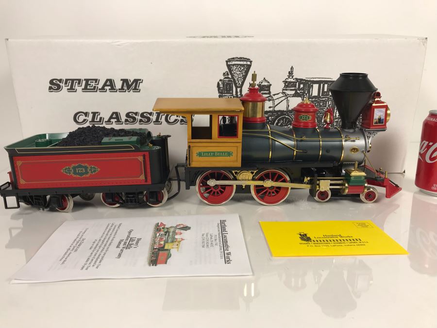 Disney's Lilly Belle Locomotive Train With Tender By Hartland Locomotive Works With Box [Photo 3]
