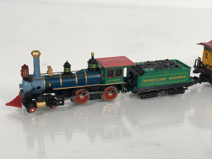 Disneyland's Main Street USA Miniature Model Board COMPLETE FIRST EDITION / Individually HAND SIGNED Models With Original Boxes By Robert Olszewski With Signed Michael Broggie Train And Accessories 6' X 3' Estimate $20,000-$35,000 (SEE DESCRIPTION) [Photo 39]