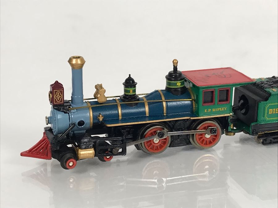 Disneyland's Main Street USA Miniature Model Board COMPLETE FIRST EDITION / Individually HAND SIGNED Models With Original Boxes By Robert Olszewski With Signed Michael Broggie Train And Accessories 6' X 3' Estimate $20,000-$35,000 (SEE DESCRIPTION) [Photo 40]