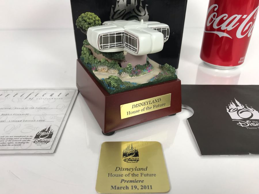 Disneyland's Main Street USA Miniature Model Board COMPLETE FIRST EDITION / Individually HAND SIGNED Models With Original Boxes By Robert Olszewski With Signed Michael Broggie Train And Accessories 6' X 3' Estimate $20,000-$35,000 (SEE DESCRIPTION) [Photo 109]