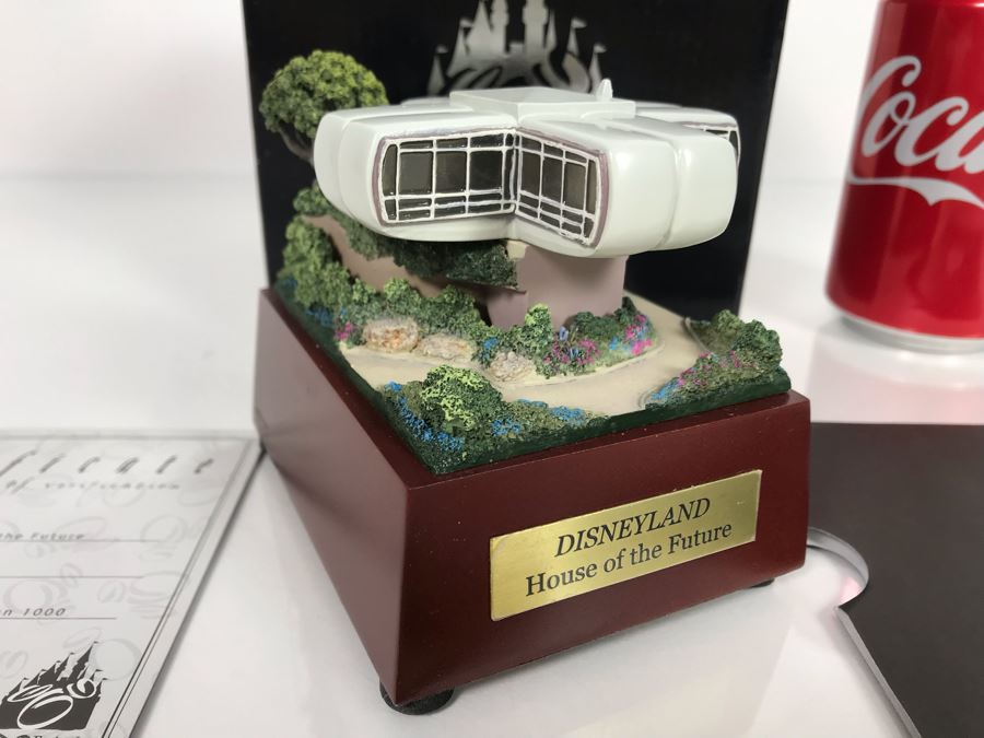 Disneyland's Main Street USA Miniature Model Board COMPLETE FIRST EDITION / Individually HAND SIGNED Models With Original Boxes By Robert Olszewski With Signed Michael Broggie Train And Accessories 6' X 3' Estimate $20,000-$35,000 (SEE DESCRIPTION) [Photo 110]