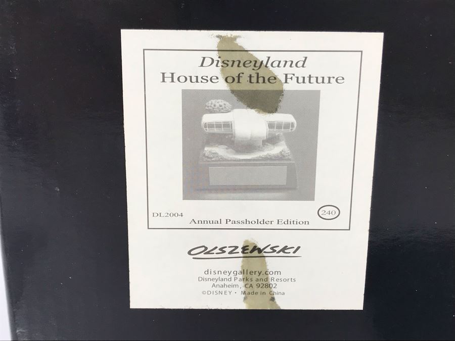 Disneyland's Main Street USA Miniature Model Board COMPLETE FIRST EDITION / Individually HAND SIGNED Models With Original Boxes By Robert Olszewski With Signed Michael Broggie Train And Accessories 6' X 3' Estimate $20,000-$35,000 (SEE DESCRIPTION) [Photo 105]