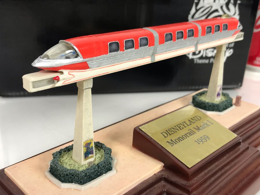 Disneyland's Main Street USA Miniature Model Board COMPLETE FIRST EDITION / Individually HAND SIGNED Models With Original Boxes By Robert Olszewski With Signed Michael Broggie Train And Accessories 6' X 3' Estimate $20,000-$35,000 (SEE DESCRIPTION) [Photo 118]