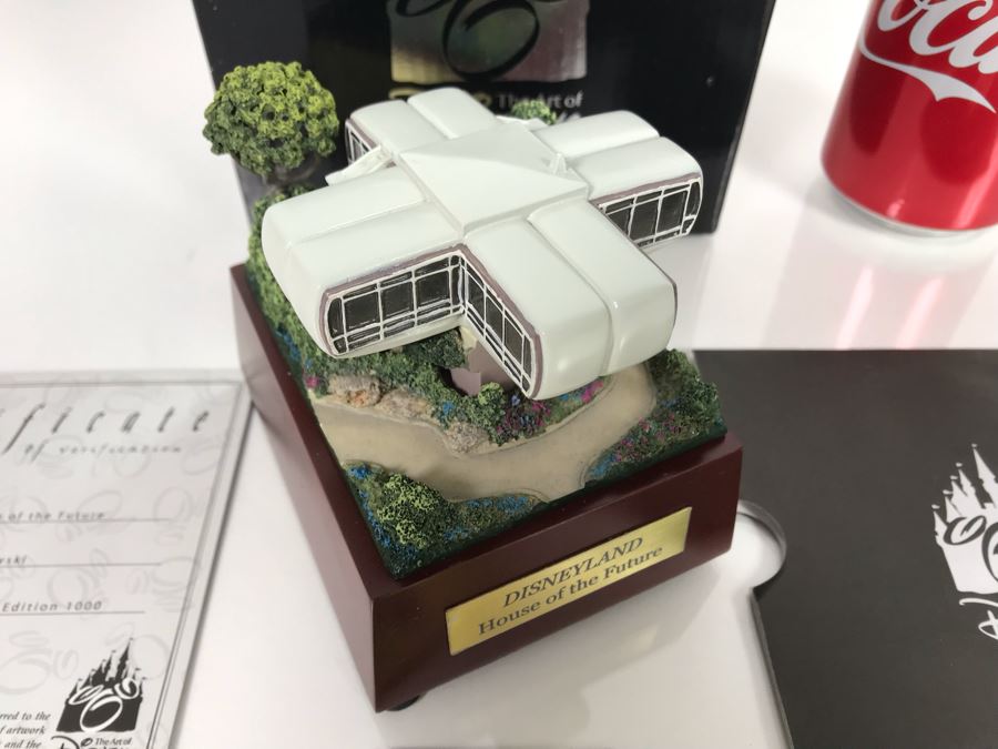 Disneyland's Main Street USA Miniature Model Board COMPLETE FIRST EDITION / Individually HAND SIGNED Models With Original Boxes By Robert Olszewski With Signed Michael Broggie Train And Accessories 6' X 3' Estimate $20,000-$35,000 (SEE DESCRIPTION) [Photo 111]