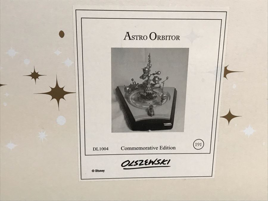 Disneyland's Main Street USA Miniature Model Board COMPLETE FIRST EDITION / Individually HAND SIGNED Models With Original Boxes By Robert Olszewski With Signed Michael Broggie Train And Accessories 6' X 3' Estimate $20,000-$35,000 (SEE DESCRIPTION) [Photo 72]