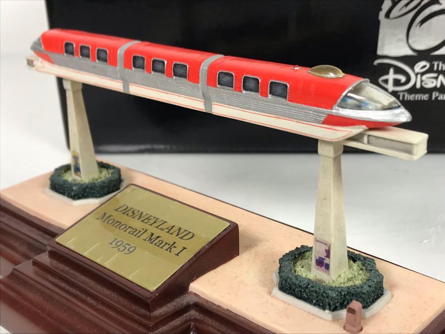 Disneyland's Main Street USA Miniature Model Board COMPLETE FIRST EDITION / Individually HAND SIGNED Models With Original Boxes By Robert Olszewski With Signed Michael Broggie Train And Accessories 6' X 3' Estimate $20,000-$35,000 (SEE DESCRIPTION) [Photo 120]