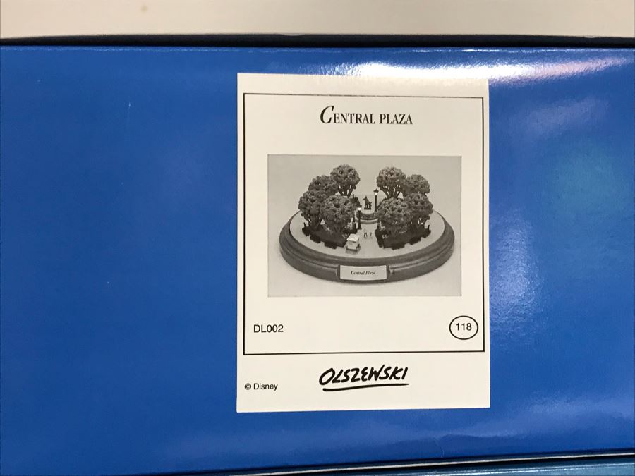 Disneyland's Main Street USA Miniature Model Board COMPLETE FIRST EDITION / Individually HAND SIGNED Models With Original Boxes By Robert Olszewski With Signed Michael Broggie Train And Accessories 6' X 3' Estimate $20,000-$35,000 (SEE DESCRIPTION) [Photo 70]