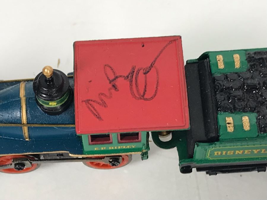Disneyland's Main Street USA Miniature Model Board COMPLETE FIRST EDITION / Individually HAND SIGNED Models With Original Boxes By Robert Olszewski With Signed Michael Broggie Train And Accessories 6' X 3' Estimate $20,000-$35,000 (SEE DESCRIPTION) [Photo 42]