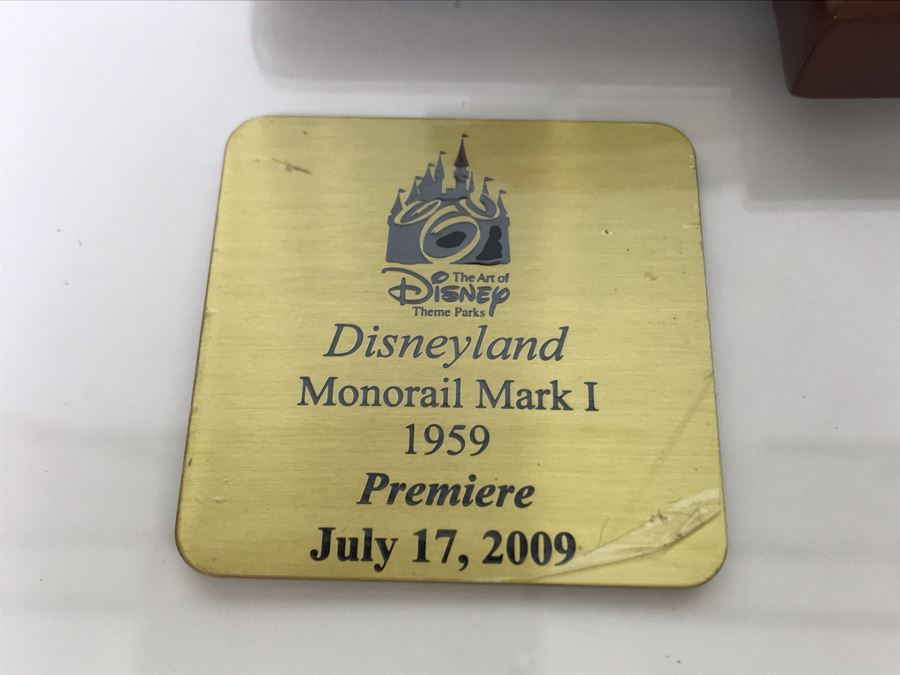 Disneyland's Main Street USA Miniature Model Board COMPLETE FIRST EDITION / Individually HAND SIGNED Models With Original Boxes By Robert Olszewski With Signed Michael Broggie Train And Accessories 6' X 3' Estimate $20,000-$35,000 (SEE DESCRIPTION) [Photo 117]