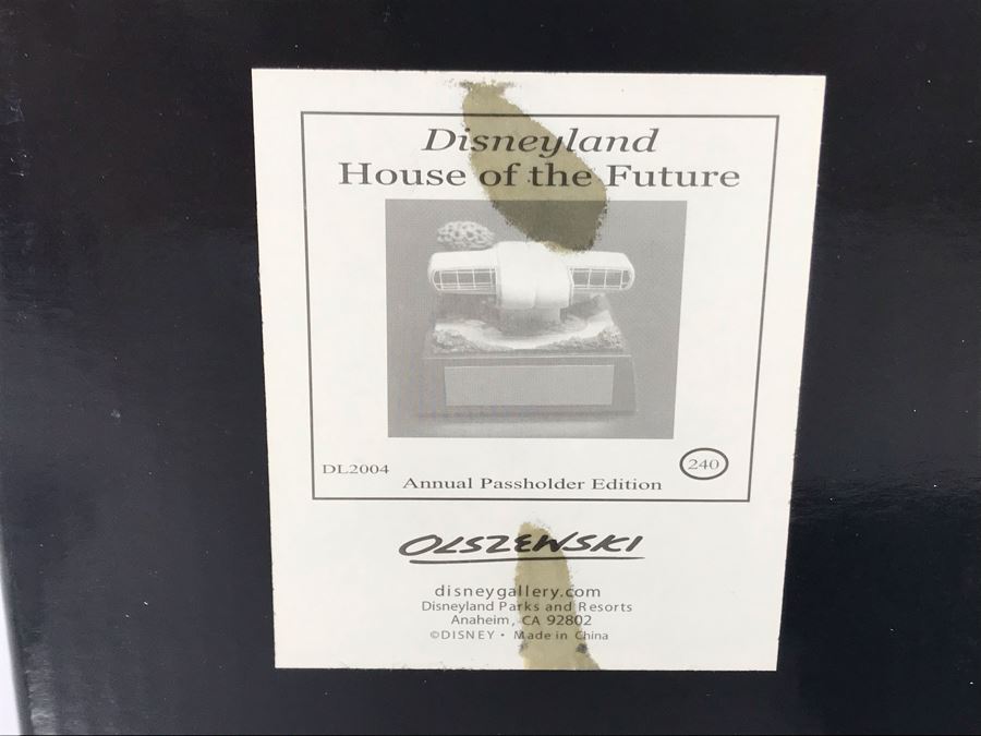 Disneyland's Main Street USA Miniature Model Board COMPLETE FIRST EDITION / Individually HAND SIGNED Models With Original Boxes By Robert Olszewski With Signed Michael Broggie Train And Accessories 6' X 3' Estimate $20,000-$35,000 (SEE DESCRIPTION) [Photo 104]
