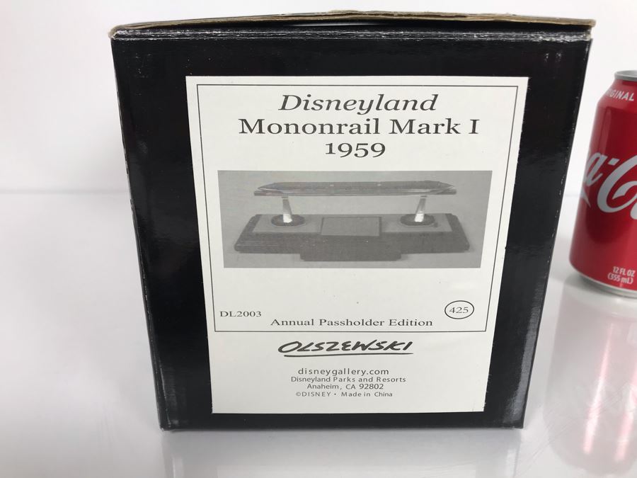 Disneyland's Main Street USA Miniature Model Board COMPLETE FIRST EDITION / Individually HAND SIGNED Models With Original Boxes By Robert Olszewski With Signed Michael Broggie Train And Accessories 6' X 3' Estimate $20,000-$35,000 (SEE DESCRIPTION) [Photo 124]