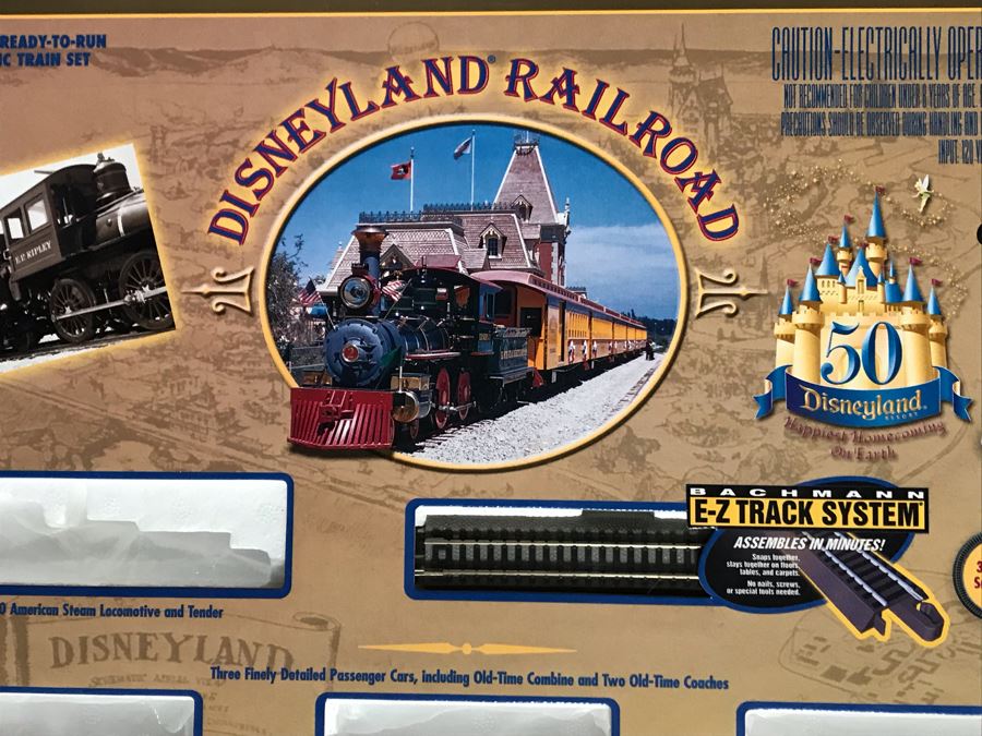 Disneyland's Main Street USA Miniature Model Board COMPLETE FIRST EDITION / Individually HAND SIGNED Models With Original Boxes By Robert Olszewski With Signed Michael Broggie Train And Accessories 6' X 3' Estimate $20,000-$35,000 (SEE DESCRIPTION) [Photo 34]