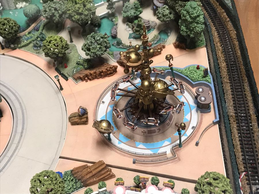 Disneyland's Main Street USA Miniature Model Board COMPLETE FIRST EDITION / Individually HAND SIGNED Models With Original Boxes By Robert Olszewski With Signed Michael Broggie Train And Accessories 6' X 3' Estimate $20,000-$35,000 (SEE DESCRIPTION) [Photo 23]