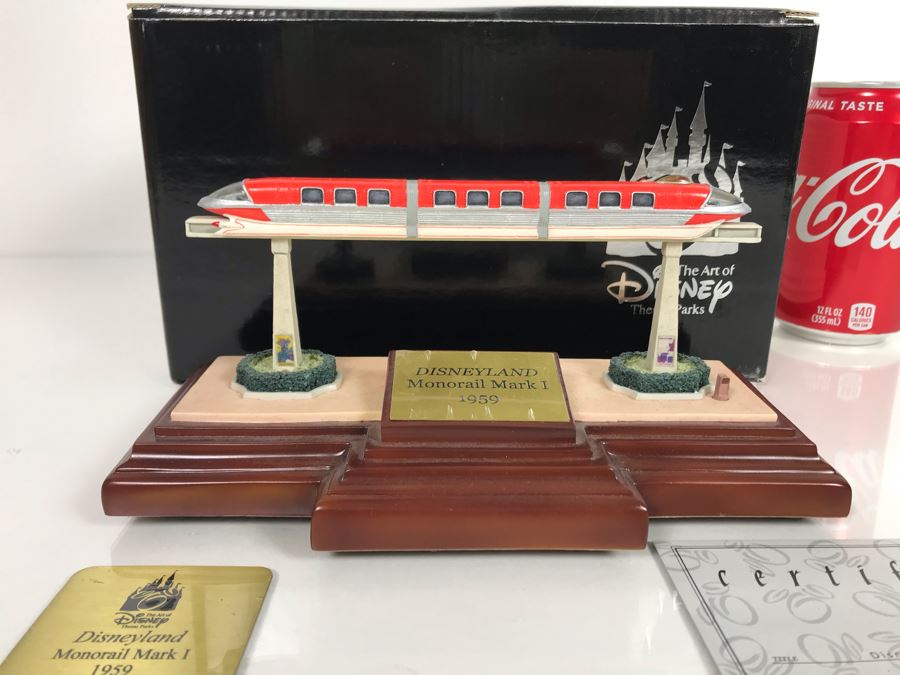 Disneyland's Main Street USA Miniature Model Board COMPLETE FIRST EDITION / Individually HAND SIGNED Models With Original Boxes By Robert Olszewski With Signed Michael Broggie Train And Accessories 6' X 3' Estimate $20,000-$35,000 (SEE DESCRIPTION) [Photo 113]