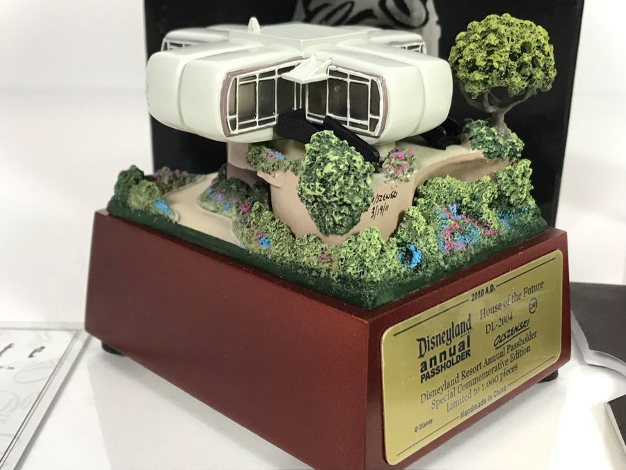 Disneyland's Main Street USA Miniature Model Board COMPLETE FIRST EDITION / Individually HAND SIGNED Models With Original Boxes By Robert Olszewski With Signed Michael Broggie Train And Accessories 6' X 3' Estimate $20,000-$35,000 (SEE DESCRIPTION) [Photo 97]