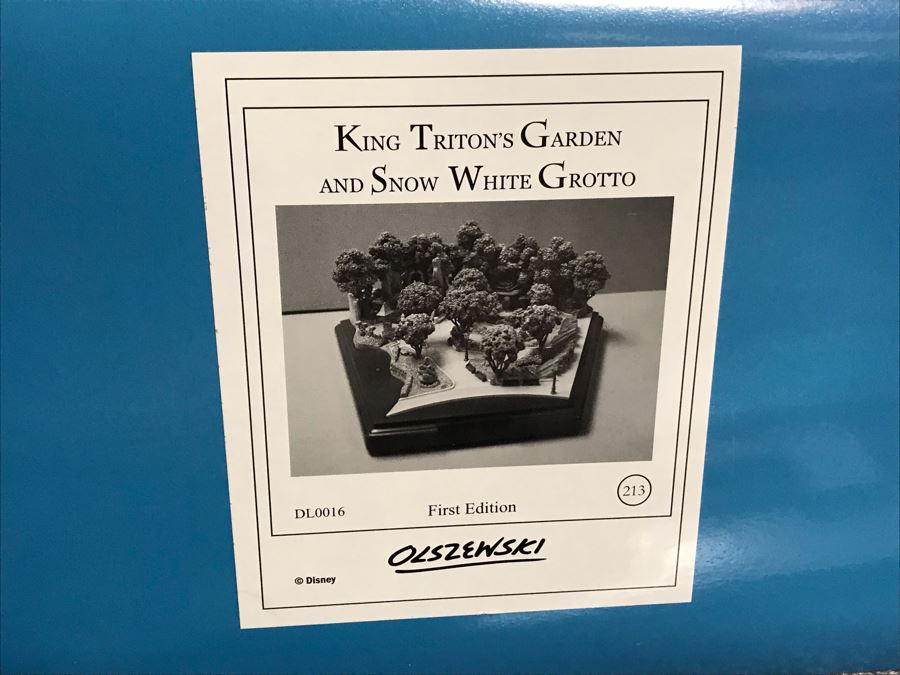 Disneyland's Main Street USA Miniature Model Board COMPLETE FIRST EDITION / Individually HAND SIGNED Models With Original Boxes By Robert Olszewski With Signed Michael Broggie Train And Accessories 6' X 3' Estimate $20,000-$35,000 (SEE DESCRIPTION) [Photo 66]