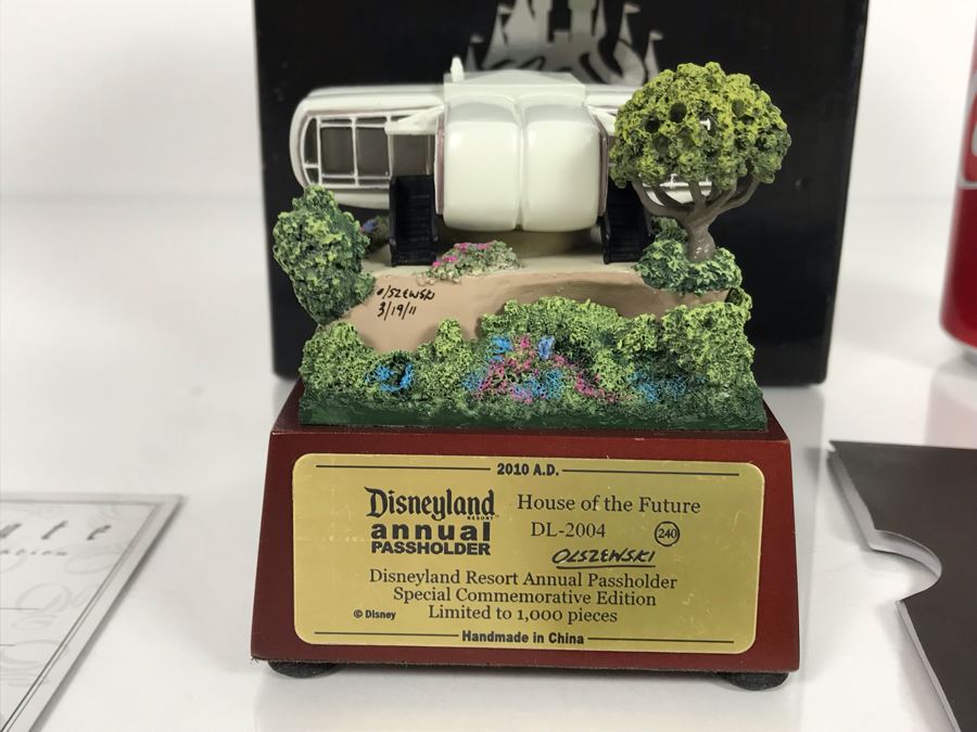 Disneyland's Main Street USA Miniature Model Board COMPLETE FIRST EDITION / Individually HAND SIGNED Models With Original Boxes By Robert Olszewski With Signed Michael Broggie Train And Accessories 6' X 3' Estimate $20,000-$35,000 (SEE DESCRIPTION) [Photo 93]