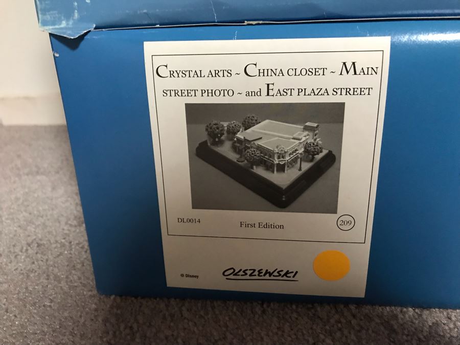 Disneyland's Main Street USA Miniature Model Board COMPLETE FIRST EDITION / Individually HAND SIGNED Models With Original Boxes By Robert Olszewski With Signed Michael Broggie Train And Accessories 6' X 3' Estimate $20,000-$35,000 (SEE DESCRIPTION) [Photo 61]