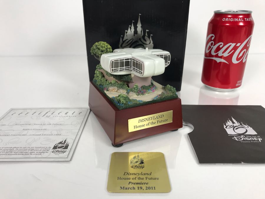 Disneyland's Main Street USA Miniature Model Board COMPLETE FIRST EDITION / Individually HAND SIGNED Models With Original Boxes By Robert Olszewski With Signed Michael Broggie Train And Accessories 6' X 3' Estimate $20,000-$35,000 (SEE DESCRIPTION) [Photo 90]