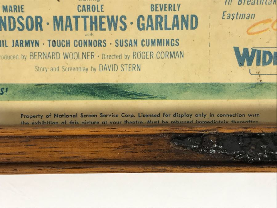 Swamp Women 1956 Movie Poster Lobby Card Featuring Actress Carole Mathews Woolner Bros. Productions Framed 15 X 12 [Photo 5]