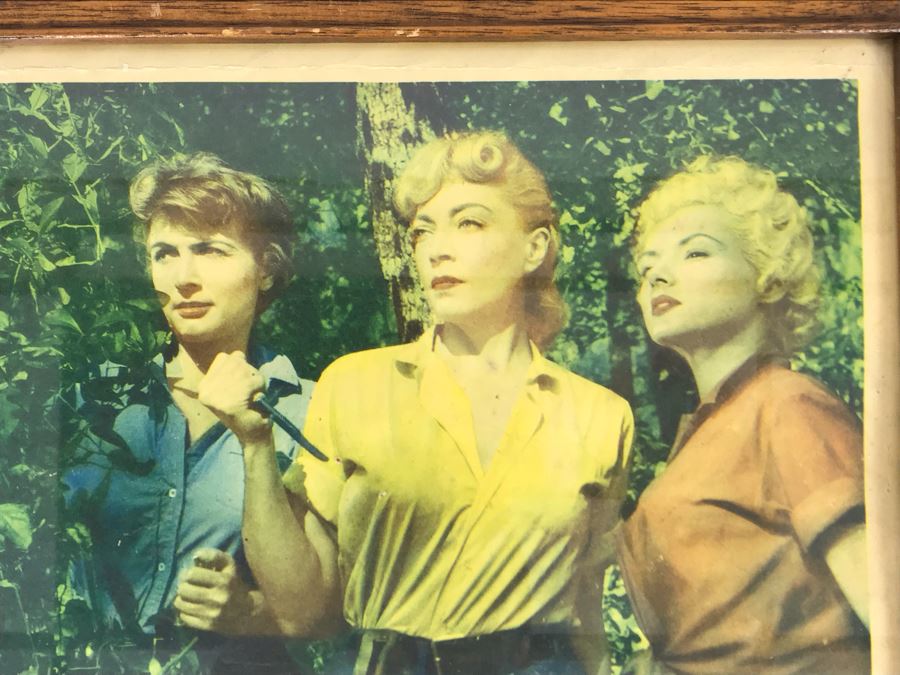 Swamp Women 1956 Movie Poster Lobby Card Featuring Actress Carole Mathews Woolner Bros. Productions Framed 15 X 12 [Photo 10]