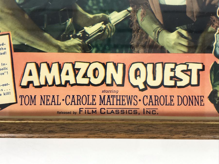 Amazon Quest 1949 Movie Poster Lobby Card Featuring Actress Carole Mathews Film Classics, Inc Framed 15 X 12 [Photo 6]