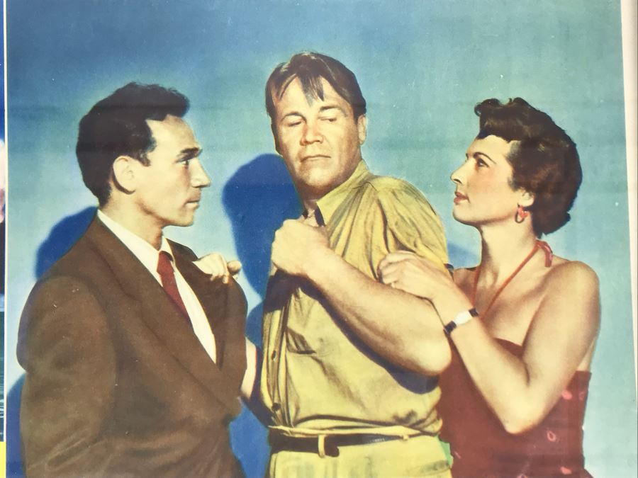 Port Of Hell 1954 Movie Poster Lobby Card Featuring Actress Carole Mathews Allied Artist Picture Framed 15 X 12 [Photo 3]