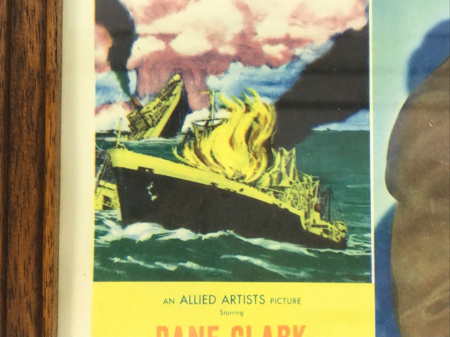 Port Of Hell 1954 Movie Poster Lobby Card Featuring Actress Carole Mathews Allied Artist Picture Framed 15 X 12 [Photo 5]