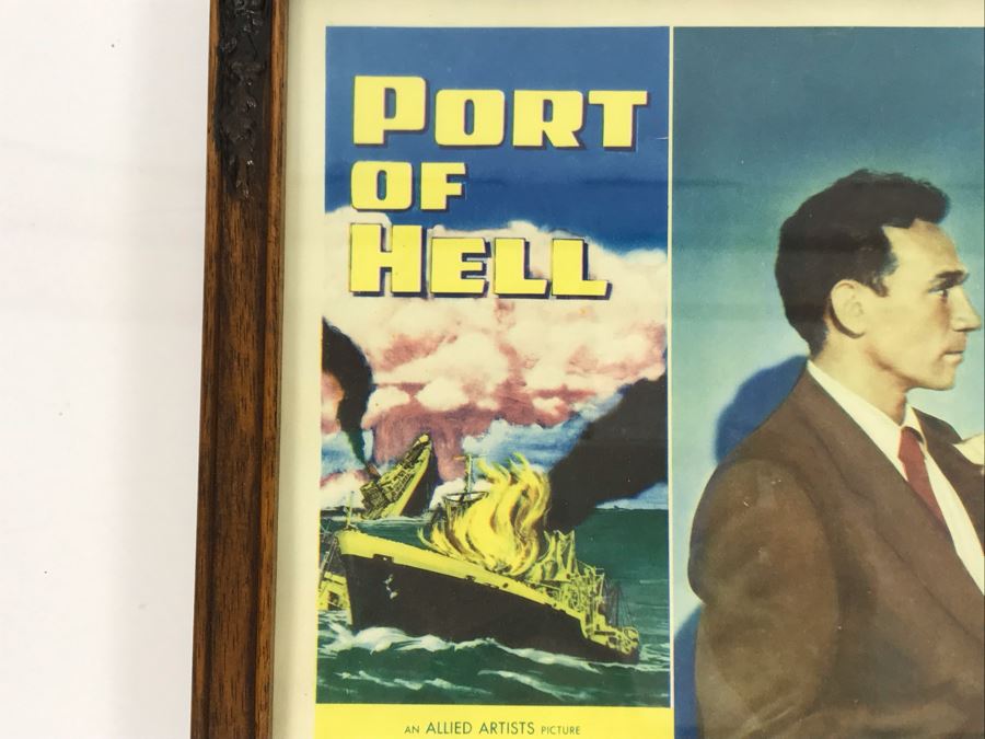 Port Of Hell 1954 Movie Poster Lobby Card Featuring Actress Carole Mathews Allied Artist Picture Framed 15 X 12 [Photo 4]