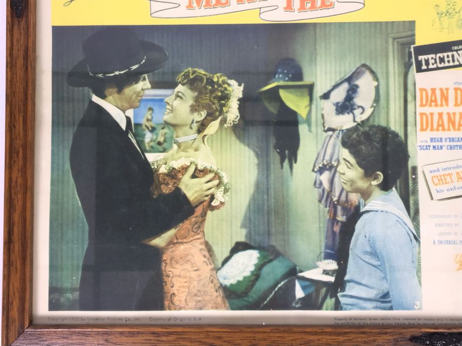 Meet Me At The Fair 1953 Movie Poster Lobby Card Featuring Actress Carole Mathews Universal International Framed 15 X 12 [Photo 2]