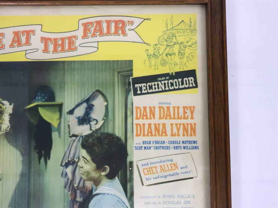 Meet Me At The Fair 1953 Movie Poster Lobby Card Featuring Actress Carole Mathews Universal International Framed 15 X 12 [Photo 3]