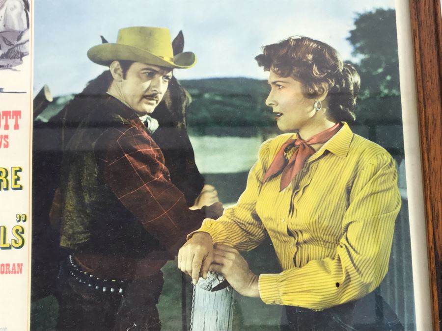 Treasure Of Ruby Hills 1955 Movie Poster Lobby Card Featuring Actress Carole Mathews Allied Artists Framed 15 X 12 [Photo 3]