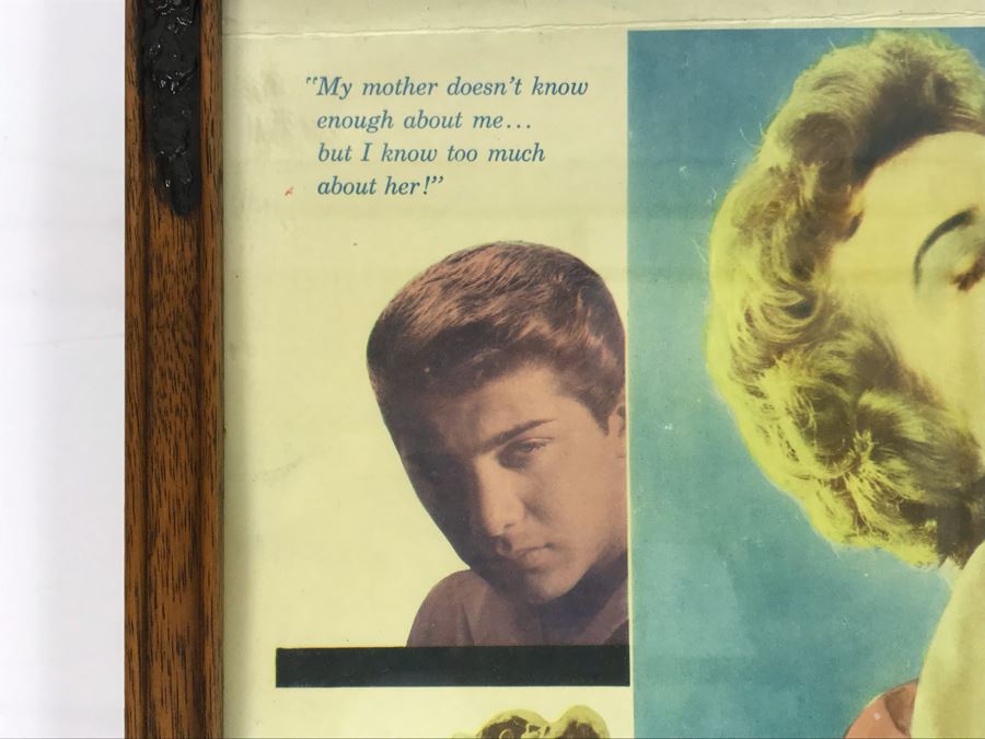 Look In Any Window 1961 Movie Poster Lobby Card Featuring Actress Carole Mathews Allied Artists Framed 15 X 12 [Photo 3]