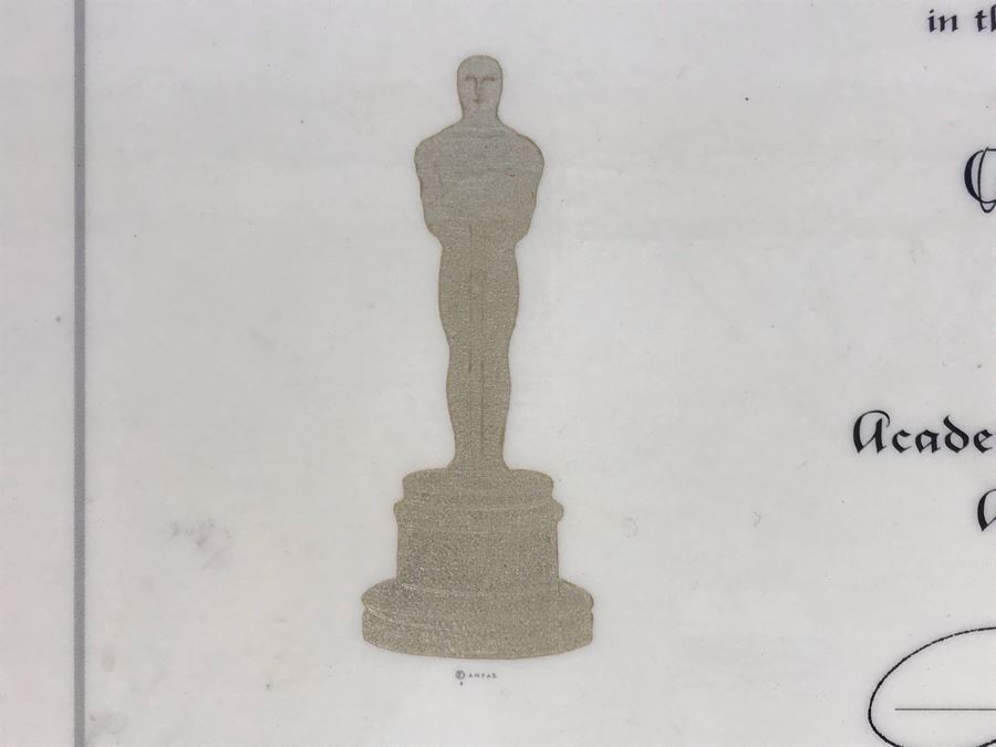 Actress Carole Mathews Framed Academy Of Arts And Sciences Membership Certificate 14 X 11 [Photo 4]