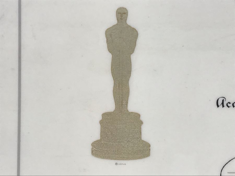 Actress Carole Mathews Framed Academy Of Arts And Sciences Membership Certificate 14 X 11 [Photo 4]