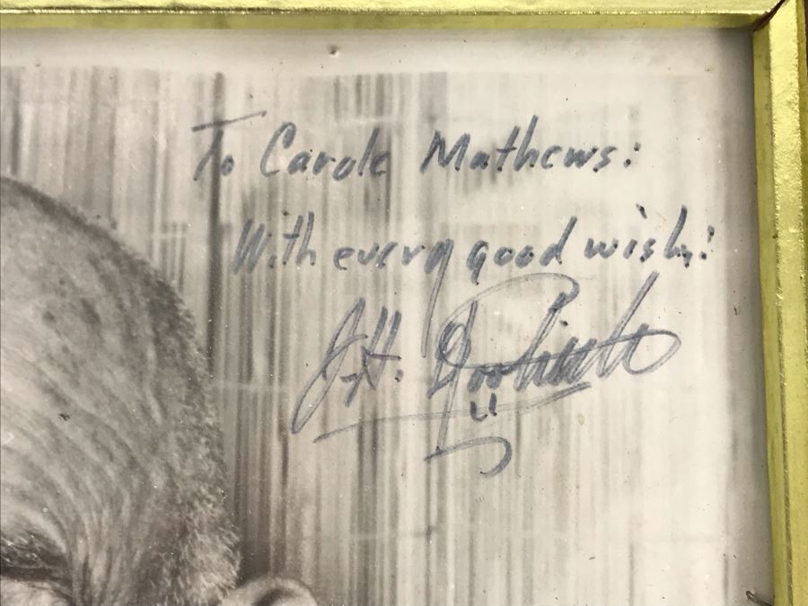 SIGNED J.H. Jimmy Doolittle American Military General And Aviation Pioneer Photograph Personalized To Actress Carole Mathews 10 X 12 [Photo 7]