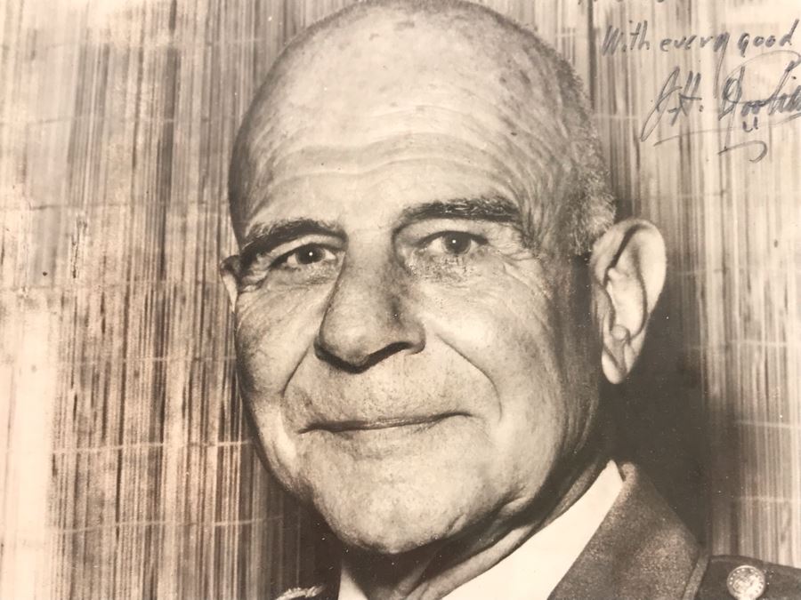 SIGNED J.H. Jimmy Doolittle American Military General And Aviation Pioneer Photograph Personalized To Actress Carole Mathews 10 X 12 [Photo 8]