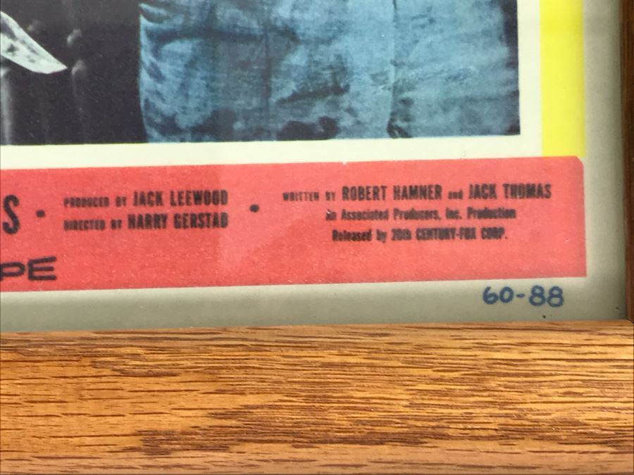 13 Fighting Men 1960 Movie Poster Lobby Card Featuring Actress Carole 20th Century Fox Film Corp Framed 16 X 13 [Photo 7]