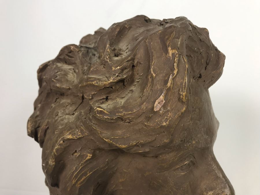 Original Signed Portrait Sculpture By Milton Nickelsen Of Actress Carole Mathews 8W X 16H [Photo 19]