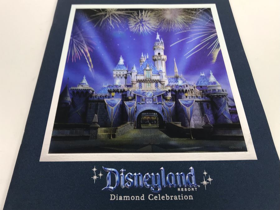 Limited Edition Disneyland Resort Diamond Celebration Line Guide Magazine