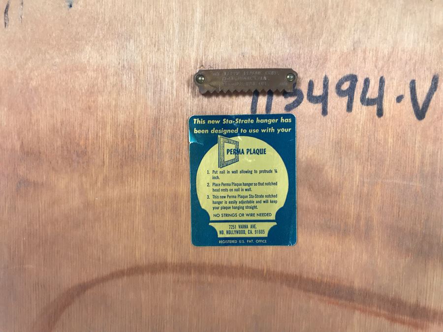 Framed Thank You Hallmark Hall Of Fame Plaque Presented To Actress Carole Mathews For Her Role In NBC-TV's 1978 TV Movie Comedy 'Fame' By Arthur Miller 9.5 X 15 [Photo 7]