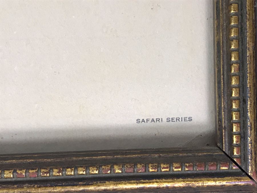 John A. Ruthven (1924-2020) Hand Signed Limited Edition Bengal Tiger Print By Wildlife Internationale, Inc 1970 Framed 24 X 32 [Photo 10]