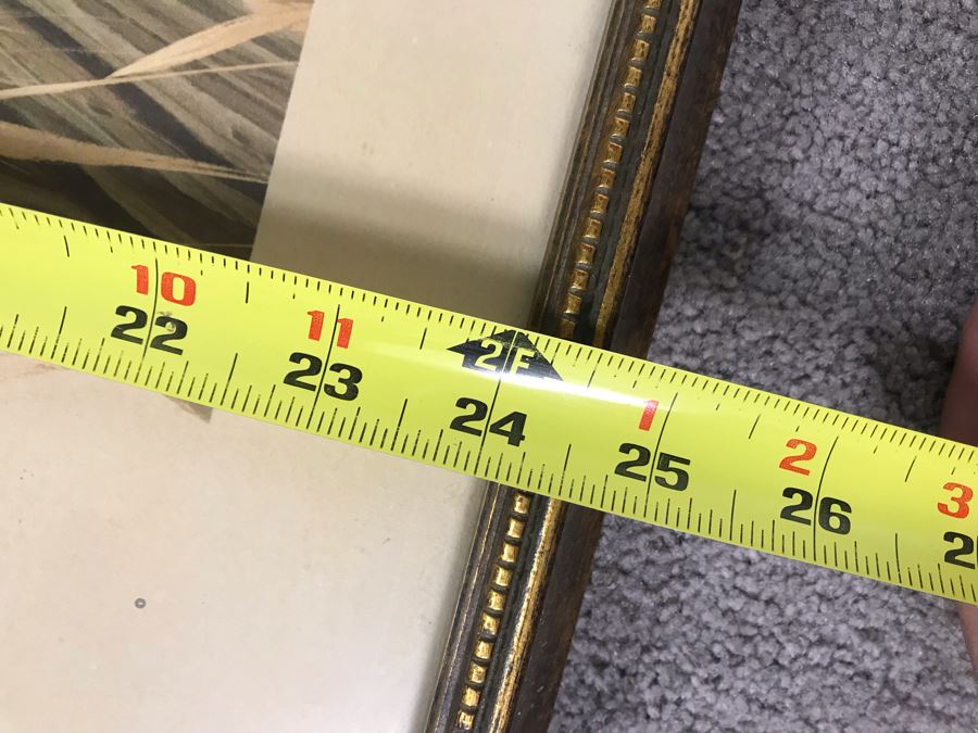 John A. Ruthven (1924-2020) Hand Signed Limited Edition Bengal Tiger Print By Wildlife Internationale, Inc 1970 Framed 24 X 32 [Photo 13]