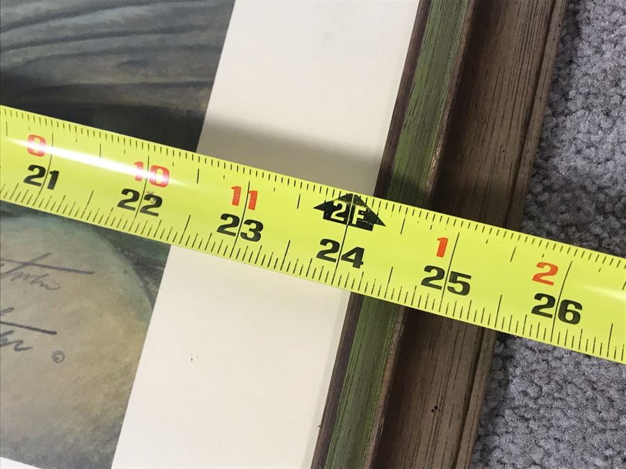 John A. Ruthven (1924-2020) Hand Signed Limited Edition Giant Pandas Print By Wildlife Internationale, Inc 1972 Framed 24 X 32 [Photo 11]