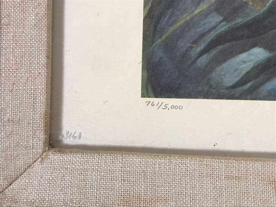 John A. Ruthven (1924-2020) Hand Signed Limited Edition Giant Pandas Print By Wildlife Internationale, Inc 1972 Framed 24 X 32 [Photo 9]