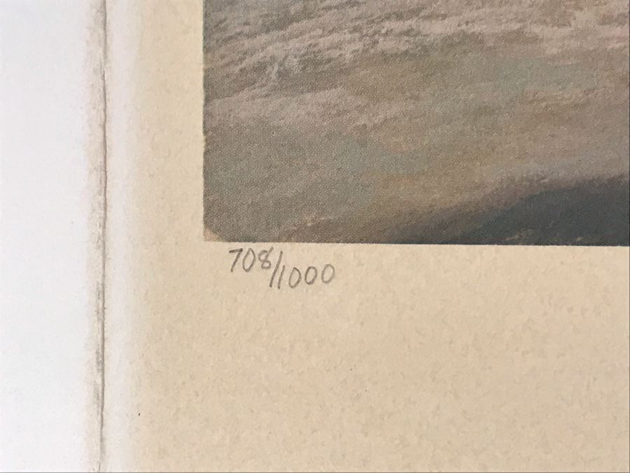 John A. Ruthven (1924-2020) Hand Signed Limited Edition Red Foxes Print By Wildlife Internationale, Inc 1971 32 X 24 [Photo 8]