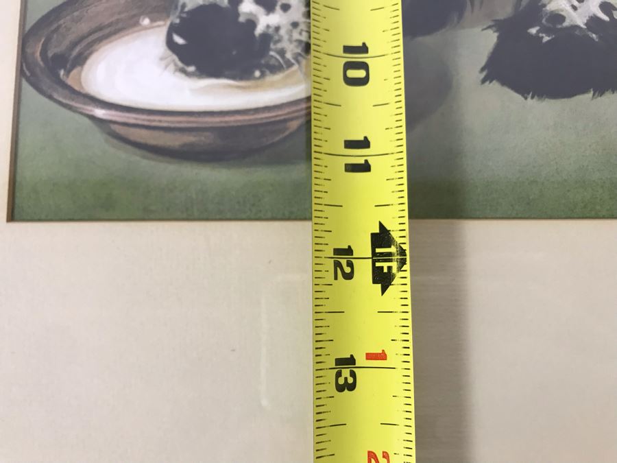 Albert Staehle (1899-1974) Hand Signed Print (One Of America's Most Popular Illustrators From 1930s-1960s When He Did Many Saturday Evening Post Covers) Framed Signed Albert Staehle And Butch 10 X 12 [Photo 12]