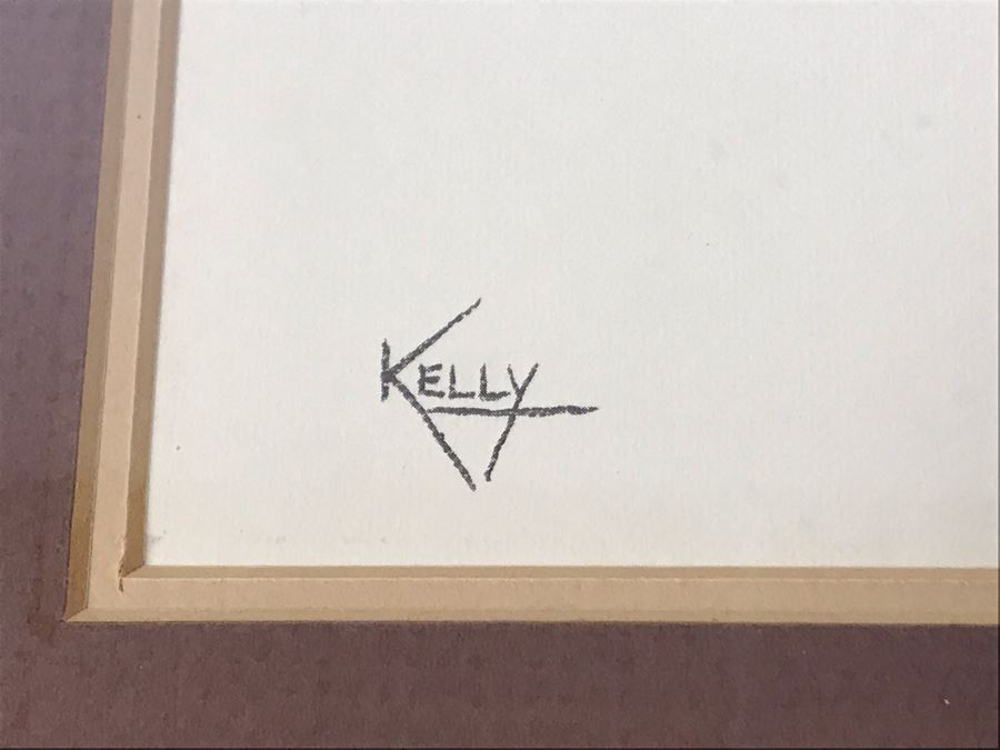 Merry 'Kelly' Stevens (1937-1996) Hand Signed Limited Edition Horse Print Framed 15 X 11 [Photo 5]